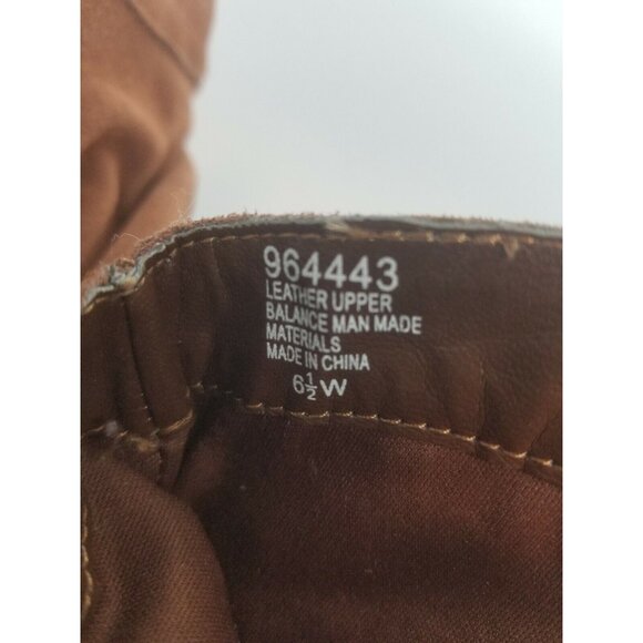 Twiggy London Women Size 6.5W Brown Suede Studded Riveted 9" Ankle Boots 964443 - Picture 6 of 11